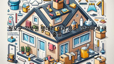 청도군 각북면 명대리 이사 청소 ✨ 깔끔하게 새 출발! 🏡